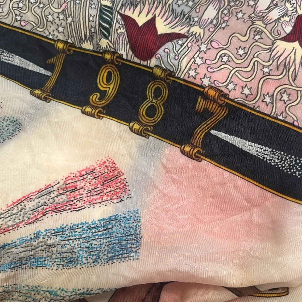 Hermes Multicolor Equestrian Tapestry